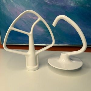 KitchenAid Stand Mixer Attachments Bread Dough Hook Flat Mix Paddle Replacements